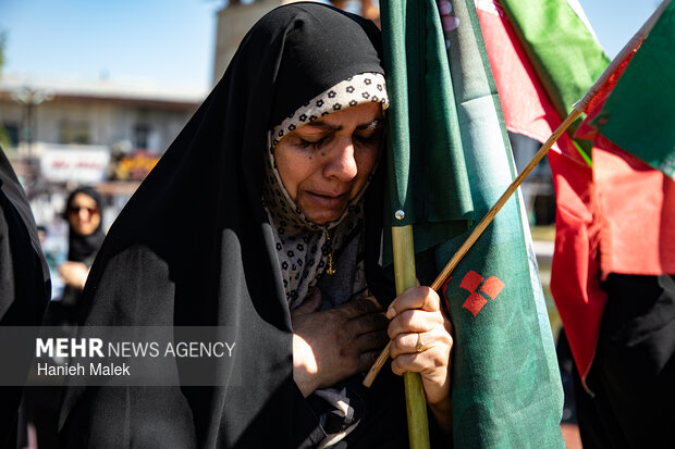 دسته‌روی اربعین رهبر شهید انقلاب در گرگان