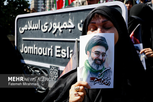 تهران در سوگ چهلمین روز شهادت رهبر شهید انقلاب اسلامی