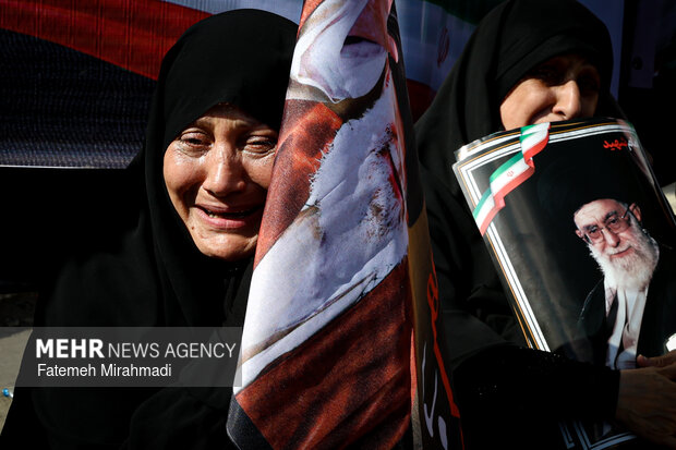 تهران در سوگ چهلمین روز شهادت رهبر شهید انقلاب اسلامی