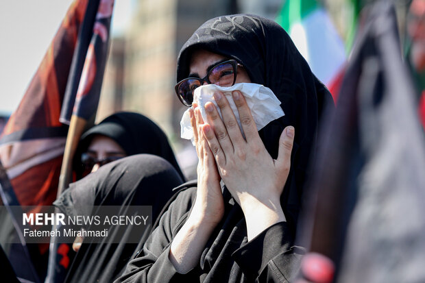 تهران در سوگ چهلمین روز شهادت رهبر شهید انقلاب اسلامی