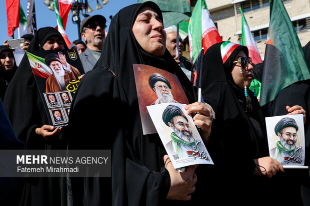 تهران در سوگ چهلمین روز شهادت رهبر شهید انقلاب اسلامی