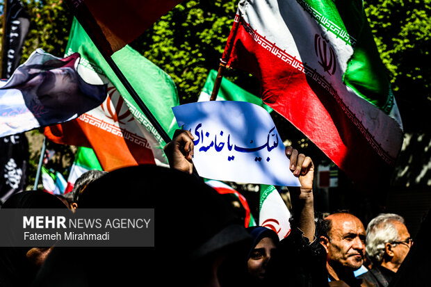 تهران در سوگ چهلمین روز شهادت رهبر شهید انقلاب اسلامی