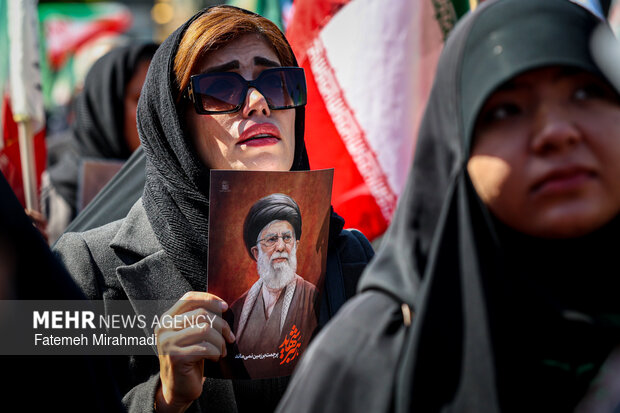 تهران در سوگ چهلمین روز شهادت رهبر شهید انقلاب اسلامی