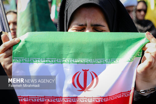 تهران در سوگ چهلمین روز شهادت رهبر شهید انقلاب اسلامی