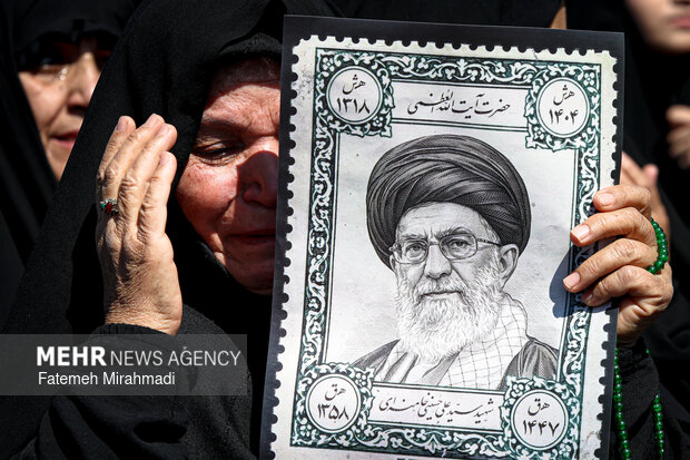 تهران در سوگ چهلمین روز شهادت رهبر شهید انقلاب اسلامی