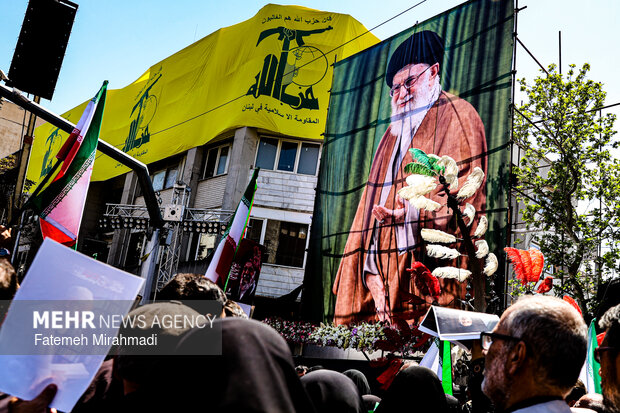 تهران در سوگ چهلمین روز شهادت رهبر شهید انقلاب اسلامی