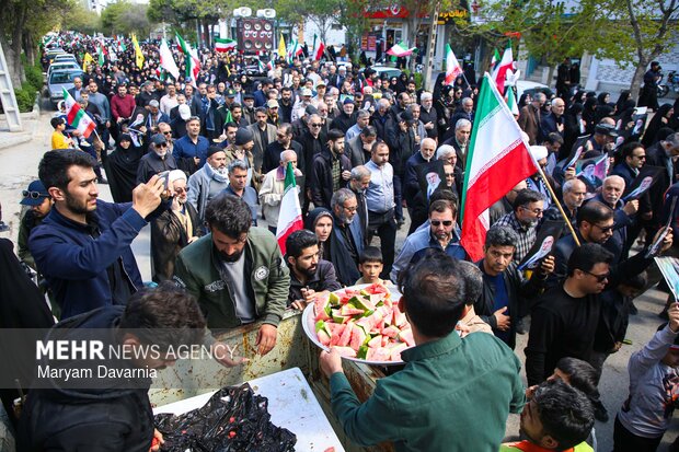 سوگواری اربعین رهبر شهید در بجنورد