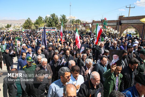 سوگواری اربعین رهبر شهید در بجنورد