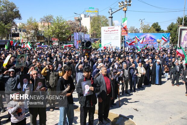 سوگواری اربعین رهبر شهید در بجنورد