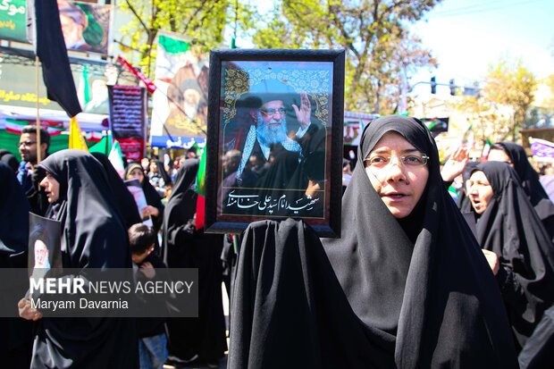 سوگواری اربعین رهبر شهید در بجنورد