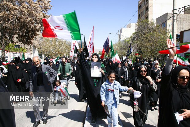 سوگواری اربعین رهبر شهید در بجنورد