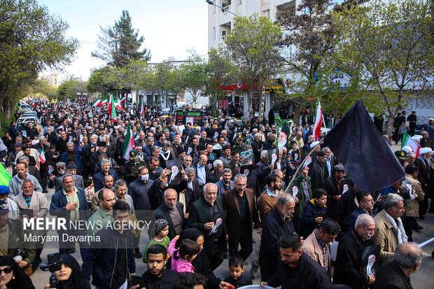 سوگواری اربعین رهبر شهید در بجنورد