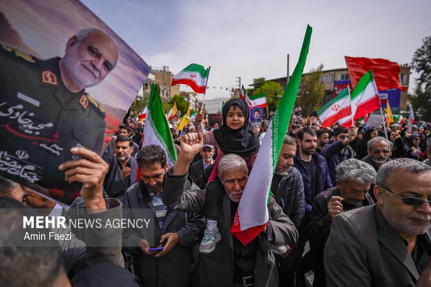 تشییع سردار شهید خادمی در شیراز