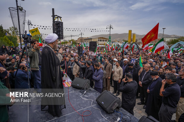 تشییع سردار شهید خادمی در شیراز