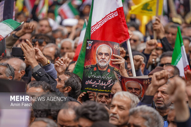 تشییع سردار شهید خادمی در شیراز