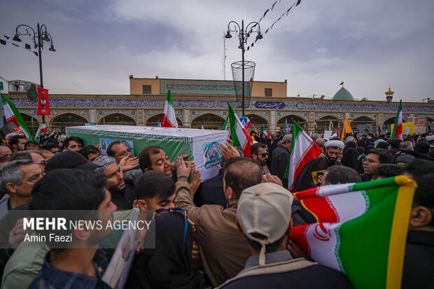 تشییع سردار شهید خادمی در شیراز