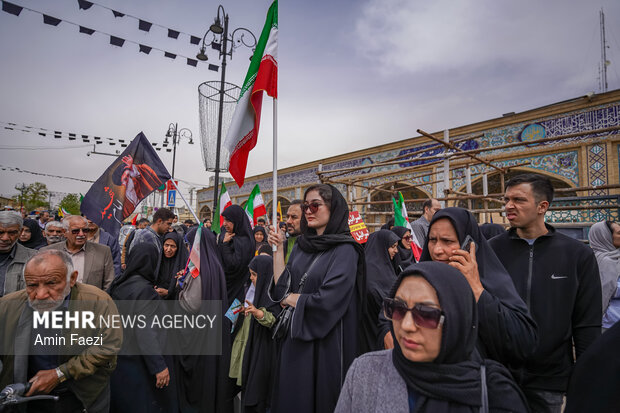 تشییع سردار شهید خادمی در شیراز