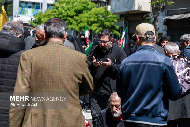 تهران در سوگ چهلمین روز شهادت رهبر شهید انقلاب اسلامی