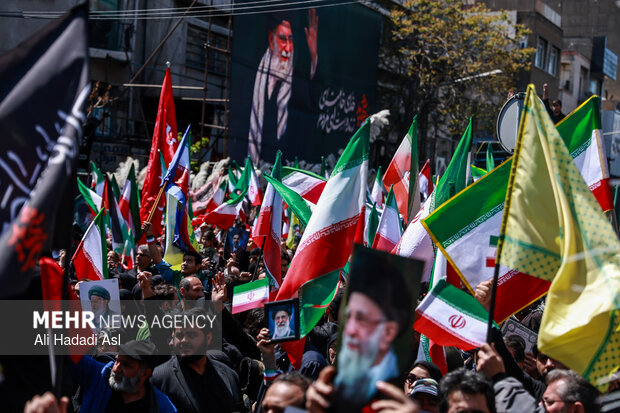 تهران در سوگ چهلمین روز شهادت رهبر شهید انقلاب اسلامی