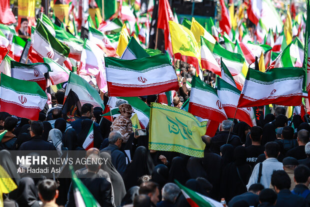 تهران در سوگ چهلمین روز شهادت رهبر شهید انقلاب اسلامی
