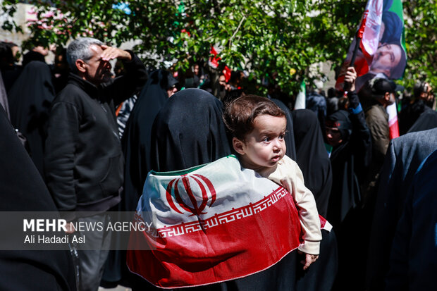 تهران در سوگ چهلمین روز شهادت رهبر شهید انقلاب اسلامی