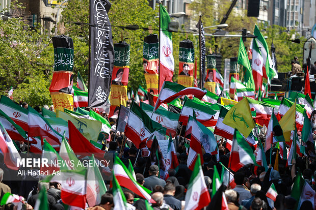 تهران در سوگ چهلمین روز شهادت رهبر شهید انقلاب اسلامی