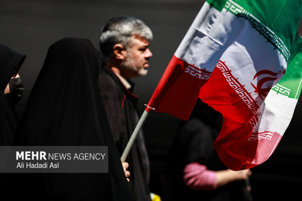 تهران در سوگ چهلمین روز شهادت رهبر شهید انقلاب اسلامی