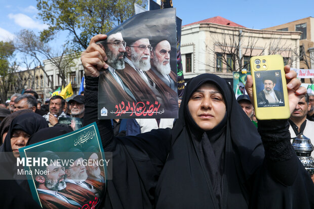 اربعین رهبر شهید انقلاب در تبریز