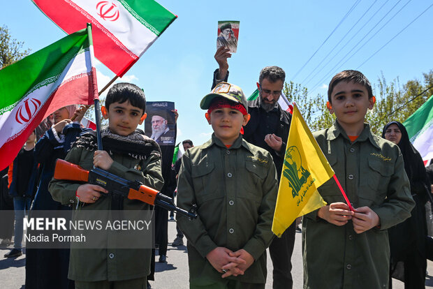 سوگواری اربعین رهبر شهید در کرج