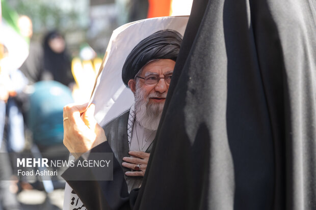 تهران در سوگ چهلمین روز شهادت رهبر شهید انقلاب اسلامی