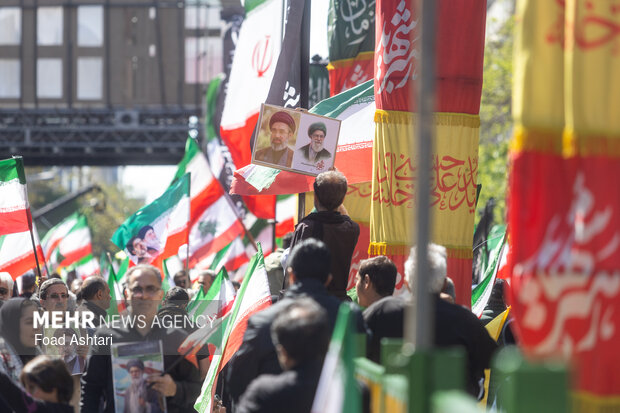 تهران در سوگ چهلمین روز شهادت رهبر شهید انقلاب اسلامی