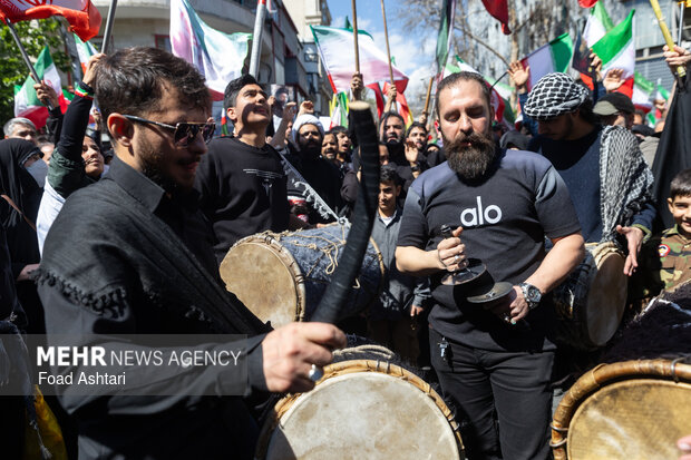 تهران در سوگ چهلمین روز شهادت رهبر شهید انقلاب اسلامی