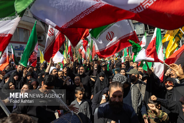 تهران در سوگ چهلمین روز شهادت رهبر شهید انقلاب اسلامی