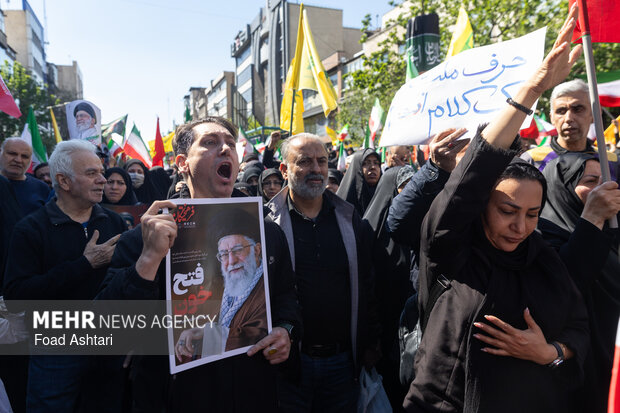تهران در سوگ چهلمین روز شهادت رهبر شهید انقلاب اسلامی