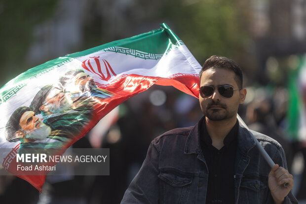 تهران در سوگ چهلمین روز شهادت رهبر شهید انقلاب اسلامی