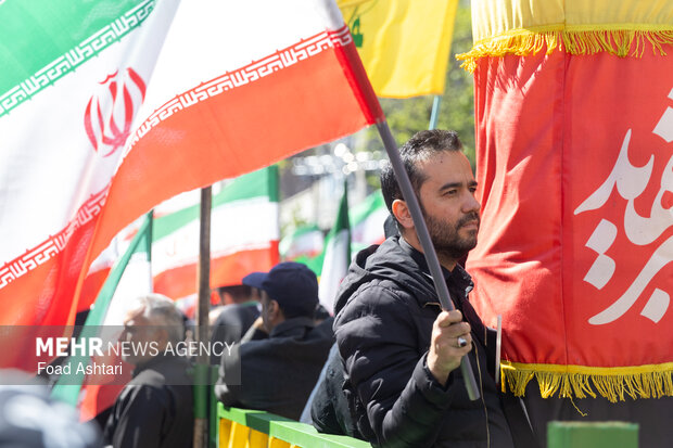 تهران در سوگ چهلمین روز شهادت رهبر شهید انقلاب اسلامی