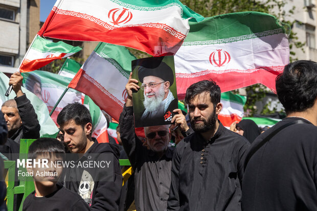 دسته عزاداری چهلم شهادت قائد امت در «ایرانشهر»