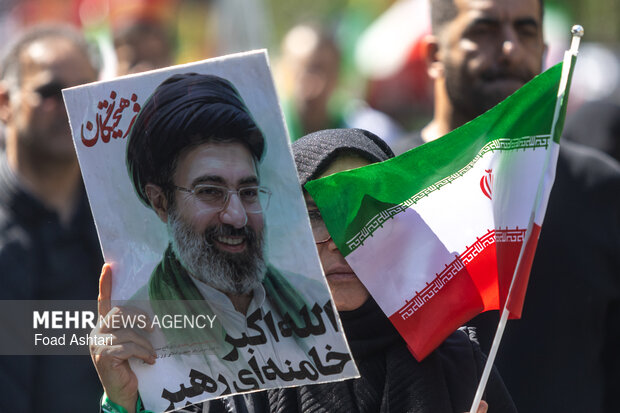 تهران در سوگ چهلمین روز شهادت رهبر شهید انقلاب اسلامی