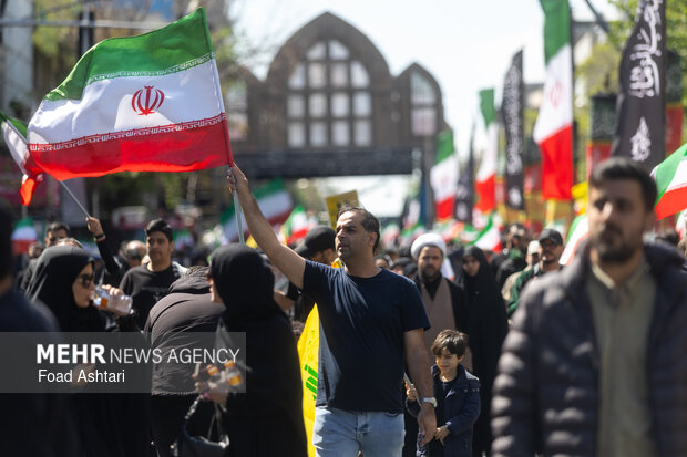 تهران در سوگ چهلمین روز شهادت رهبر شهید انقلاب اسلامی