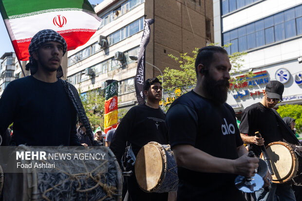 تهران در سوگ چهلمین روز شهادت رهبر شهید انقلاب اسلامی
