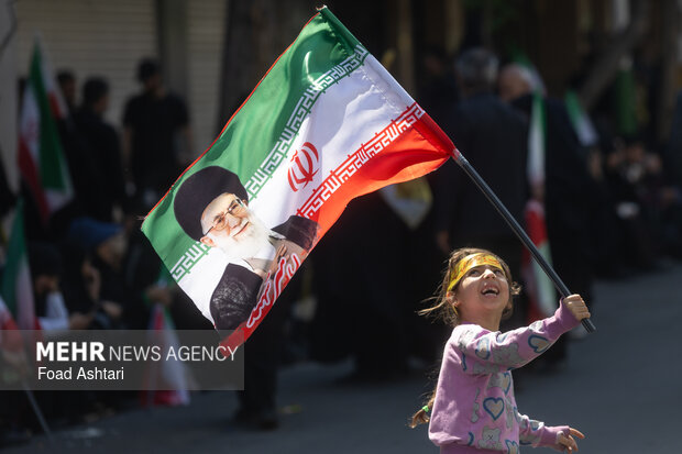 تهران در سوگ چهلمین روز شهادت رهبر شهید انقلاب اسلامی