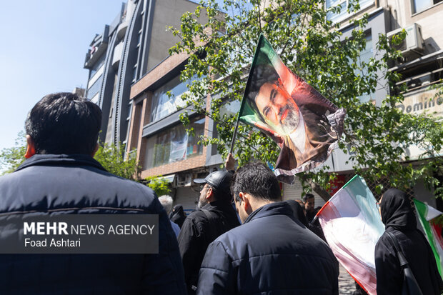 تهران در سوگ چهلمین روز شهادت رهبر شهید انقلاب اسلامی