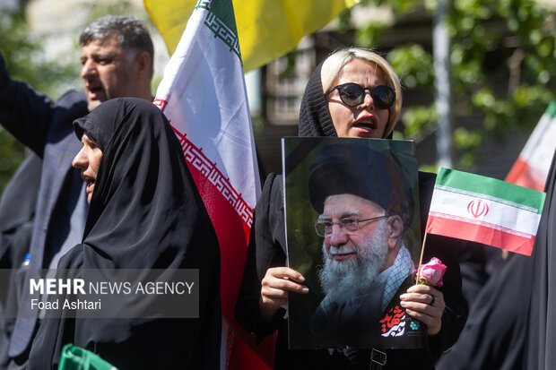 تهران در سوگ چهلمین روز شهادت رهبر شهید انقلاب اسلامی