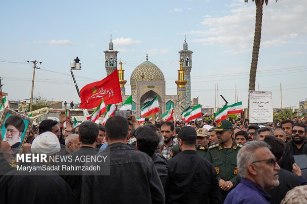 تشییع سردار شهید خادمی در فسا