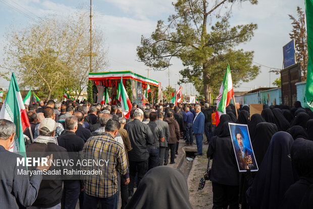 تشییع سردار شهید خادمی در فسا