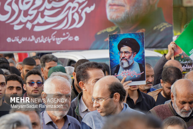 تشییع سردار شهید خادمی در فسا