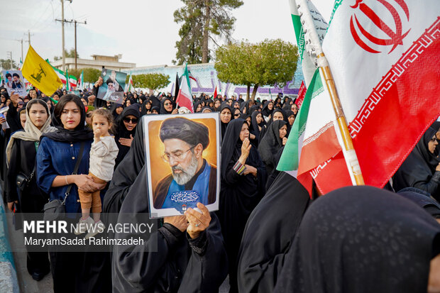 تشییع سردار شهید خادمی در فسا