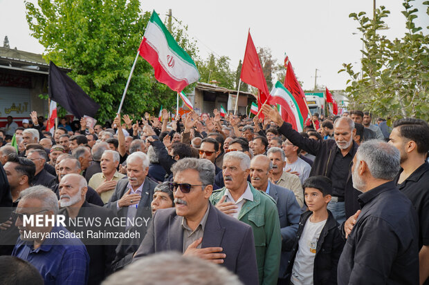 تشییع سردار شهید خادمی در فسا