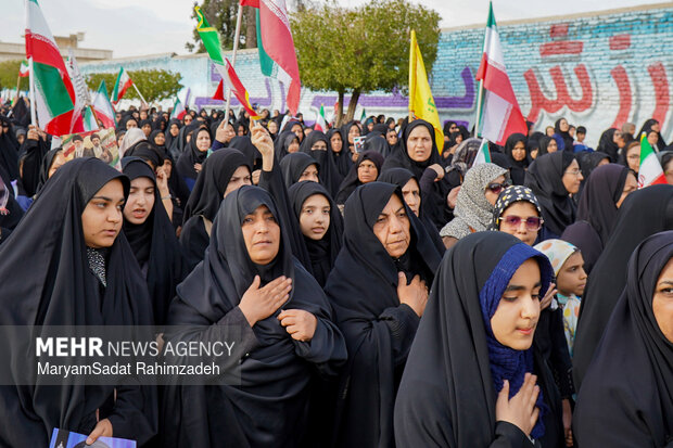 تشییع سردار شهید خادمی در فسا