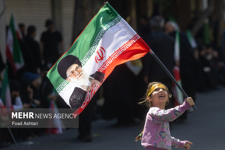 تهران در سوگ چهلمین روز شهادت رهبر شهید انقلاب اسلامی
